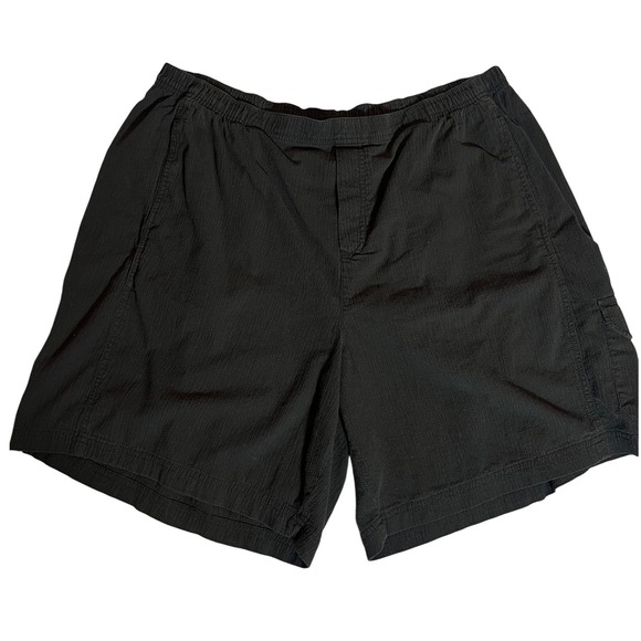 White Stag Pants - White Stag Shorts 18W/20W Plus Size Gorpcore Textured Black Cargo Pocket